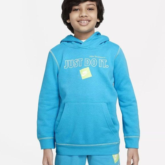 Nike Big Boys Sportswear Jdi Pullover Hoodie Large - Picture 1 of 6